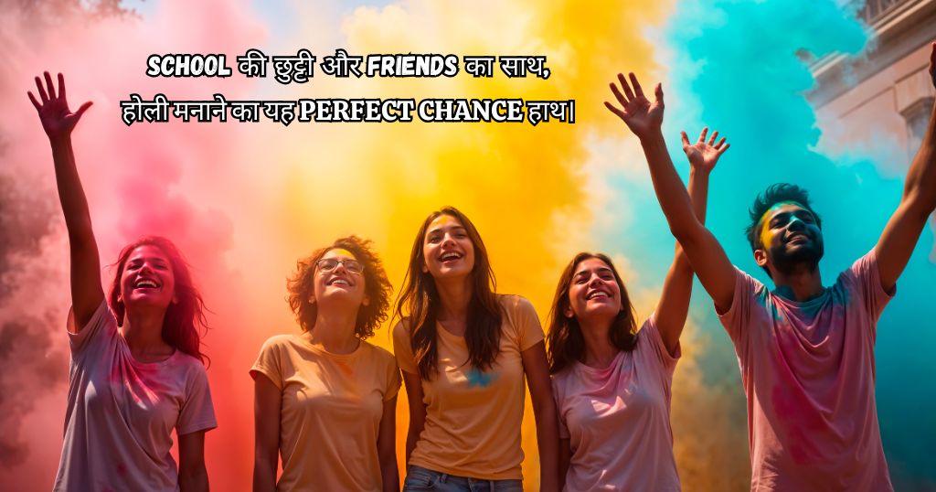 Happy Holi पर छात्रों के लिए शायरी