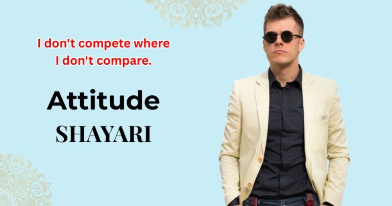 80+ Attitude Shayari in English – Real Lines for Real Moments