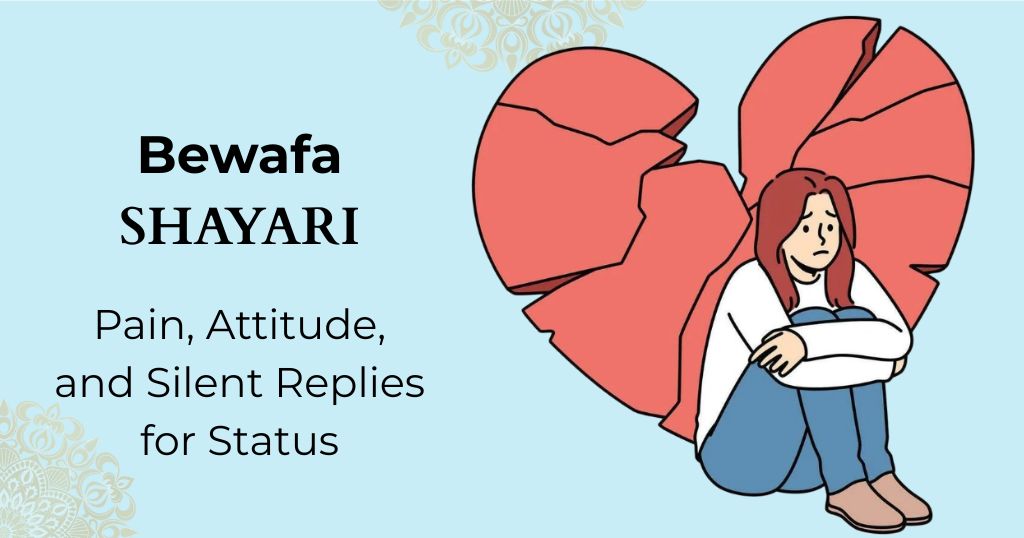 95+ Bewafa Shayari | Pain, Attitude, and Silent Replies for Status
