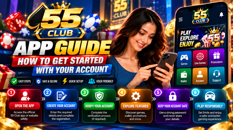 55 Club App Guide: How to Get Started With Your Account