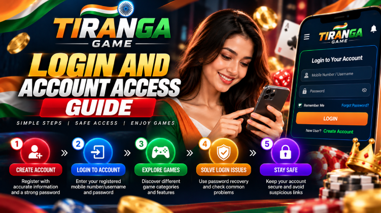 Tiranga Game Login and Account Access Guide
